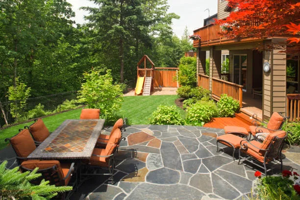 wonderful backyard.